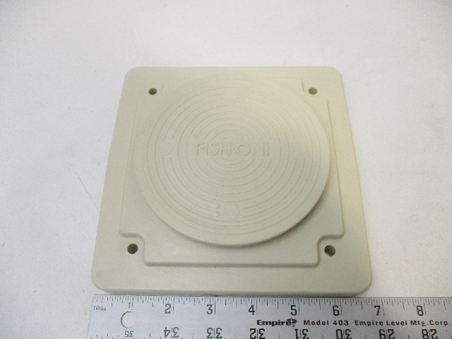 41635 Tempress Fish-On Ivory Quick Disconnect Seat Mount Base