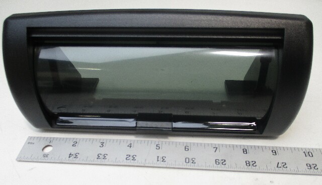 Seaworthy Marine Black Auto Opening Single DIN Radio Splash Cover 9.5