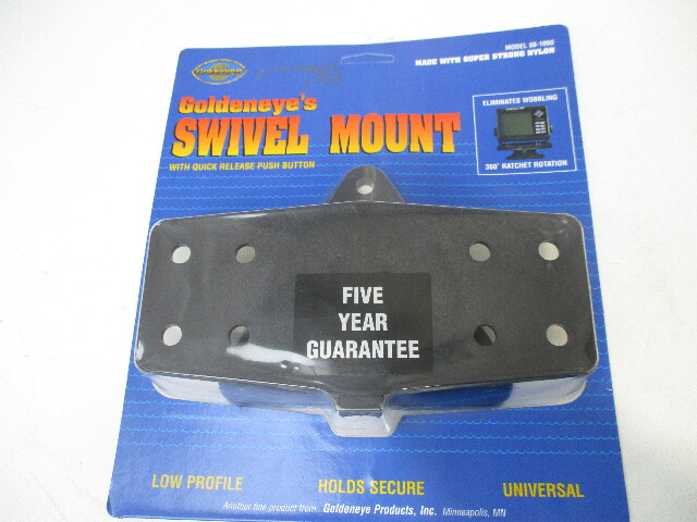 08-1000 Goldeneye Products Quick Release Boat Electronics Swivel Mount