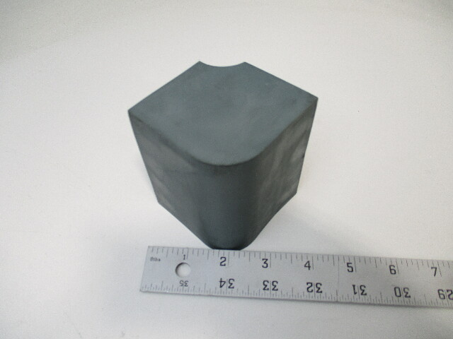 Replacement Pontoon Boat Deck Corner Cap 2 5/8" X 3 1/2"H Gray Rubber