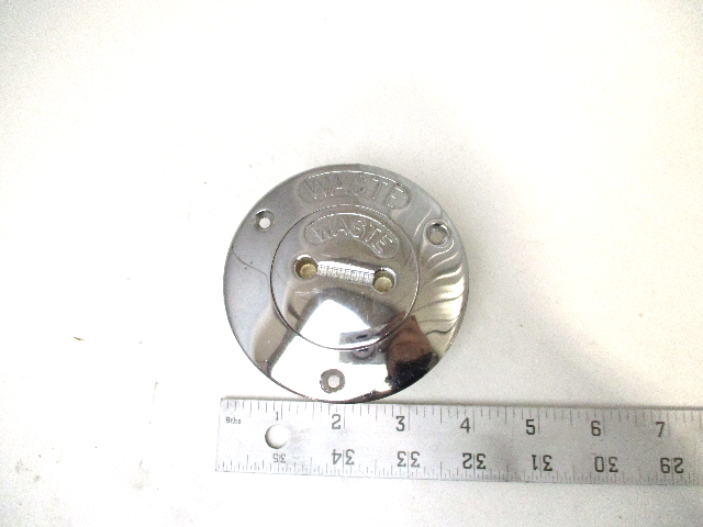 Perko Chrome Waste Deck Plate & Cap for 1 1/2" Threaded Pipe