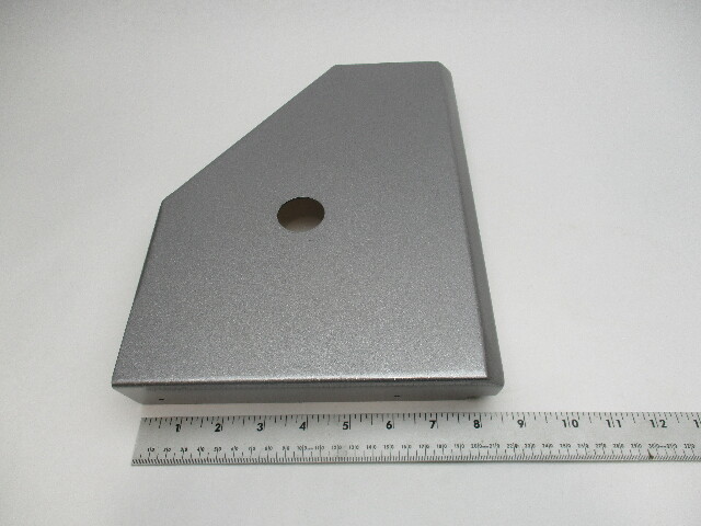2137650 Crestliner Discovery 1650 Silver Metallic Boat Corner Cap