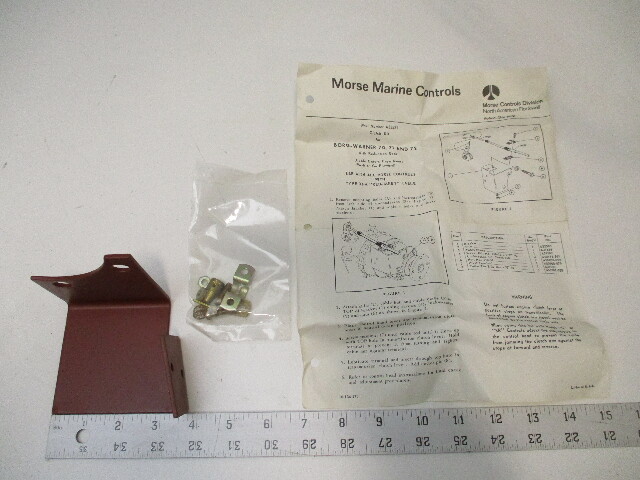 A33581 Morse Clutch Cable Mounting Kit For Borg-Warner 70,71,72 Boat Drive