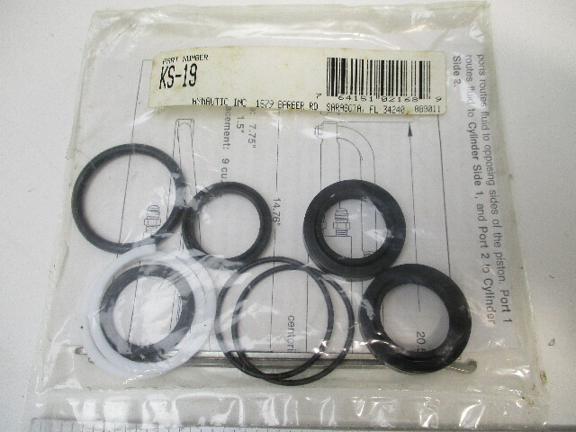 KS-19 Hynautic K-6 Hydraulic Outboard Steering Cylinder Seal Kit