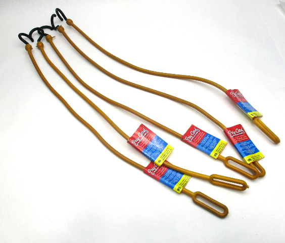 30" Loop End Easy Stretch Bungee Cinch Cord 5 Pack Yellow