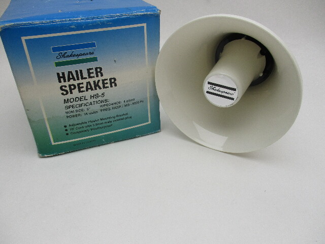 Shakespeare HAILER Speaker Horn Style 5" Wall Mount Weather Proof