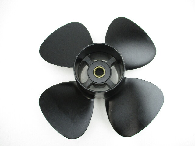10 x 5 Pitch HIGH THRUST 4-Blade Prop for JOHNSON/EVINRUDE 8-15 HP 13 Spline