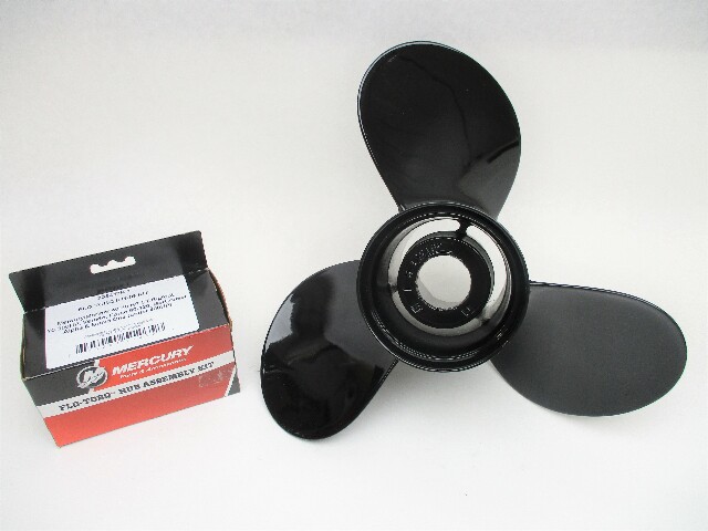 Black Max 13 x 19 Pitch Prop for Mercury Mariner 40-125 HP Outboards 4.25 Gearcase