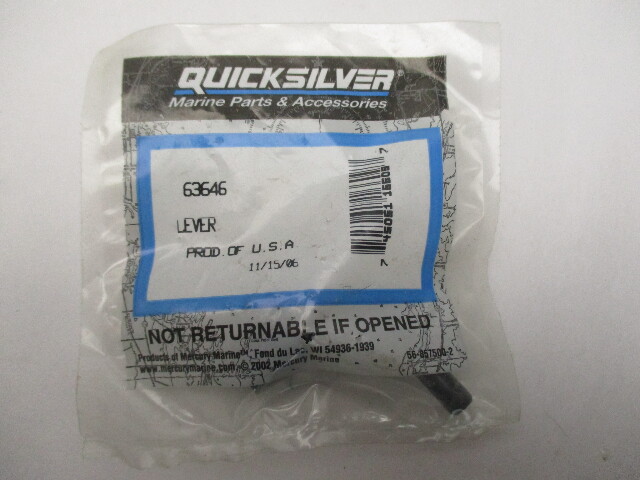 63646 NEW Mercury Mariner 7.5 75 110 Outboard Carburetor Throttle Lever