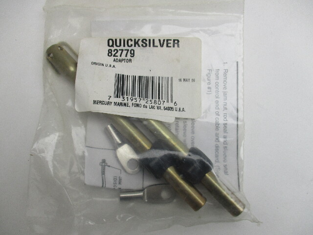 82779 Mercury Marine Remote Control Cable Adaptor Set, Control End