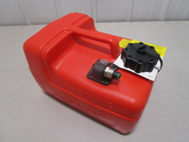 Yamaha Outboard 3 Gallon 12L Remote Portable Plastic Gas Fuel Tank W/ Gauge