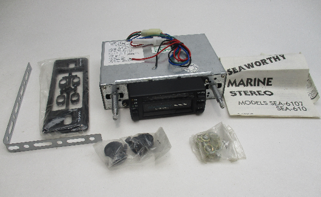Seaworthy Marine Audio Products Stereo System Reciver AM-FM with Cassette Player