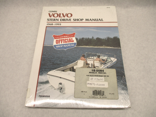 1968-1993 Clymer Volvo Stern Drive Shop Service Repair Manual B770