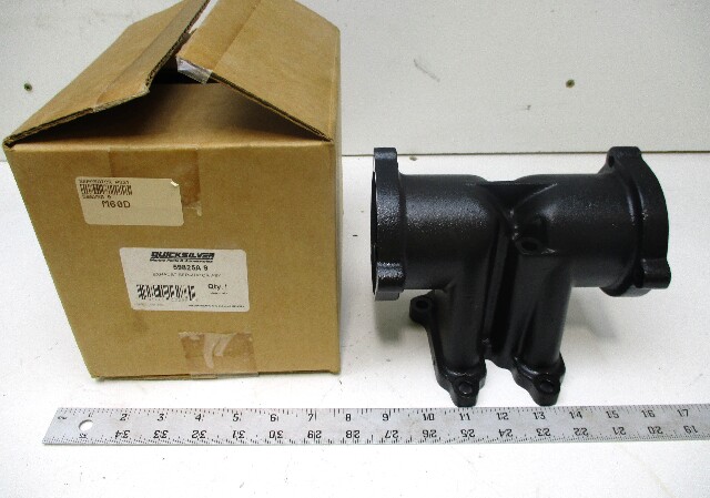 59825A9 Exhaust Y-Pipe Separator for Mercruiser GM & Ford V8 Stern Drive