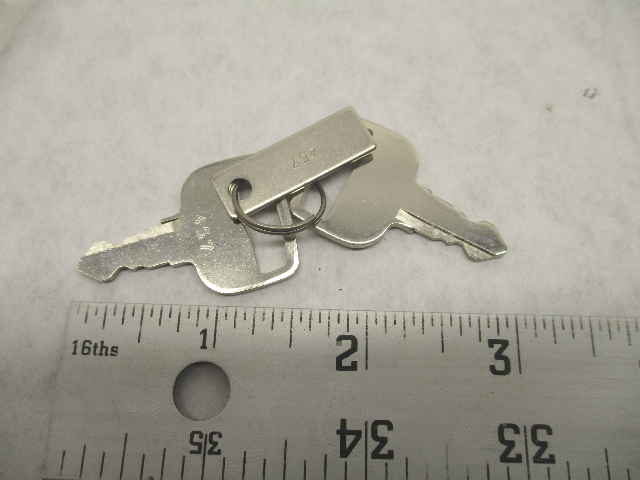 87-897716457 Mercury Marine Ignition Switch Key 457 Set for 3-Position Switch