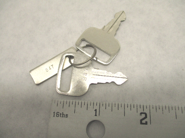 87-897716847 Mercury Marine Ignition Switch Key 847 Set for 3-Position Switch