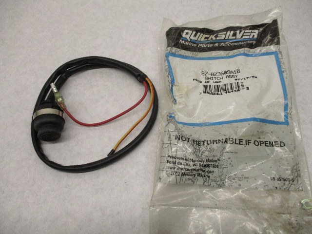 87-823609A18 Mercury Mariner Outboard Tiller Handle Start/Stop Switch