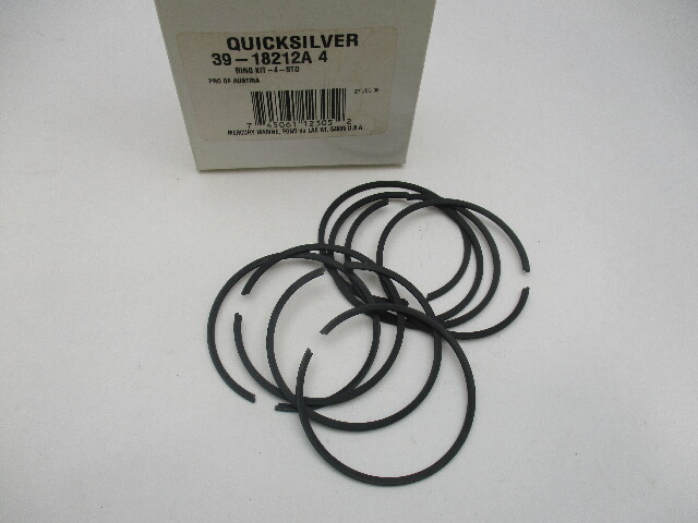 39-18212A4 Mercury Mariner 6-15 HP Outboard Piston Ring Set of 8 NLA