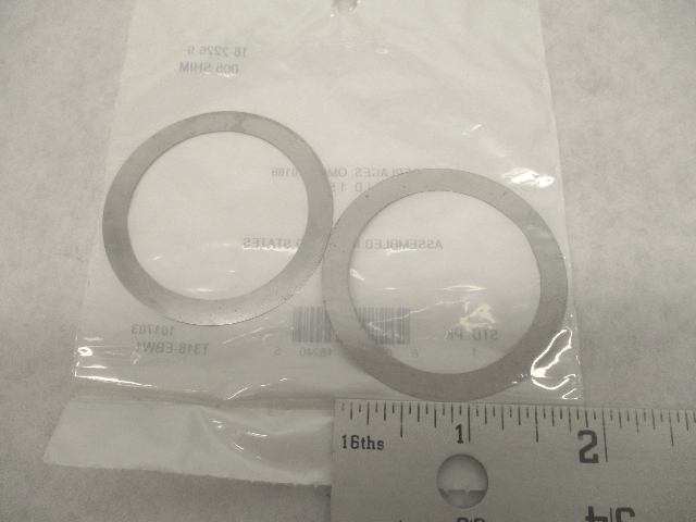 18-2226 320168 2-Pack .005 Driveshaft Shim Evinrude Johnson 35-75 HP 2-stroke
