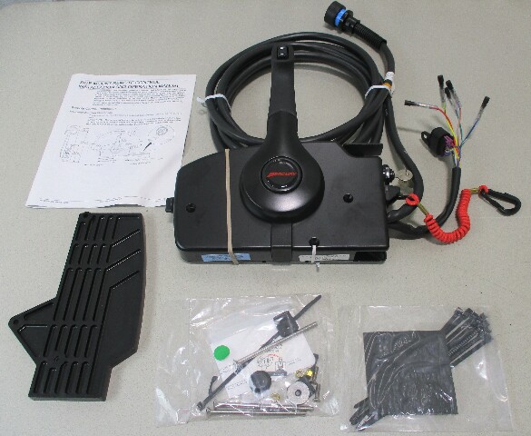881170A13 Mercury Outboard 4000 Side Mount Remote Control Box 14 Pin 15' W/Trim