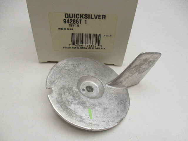94286T1 94286T 94286 Aluminum Trim Tab Mercury 18 & 25 Hp Outboard