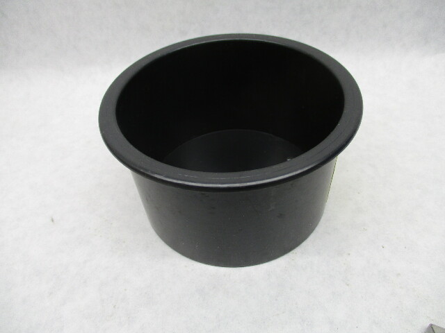 588050 FLUSH MOUNT DRINK CUP HOLDER-Required Hole: 3-3/4"D x 2-5/16" H; Black