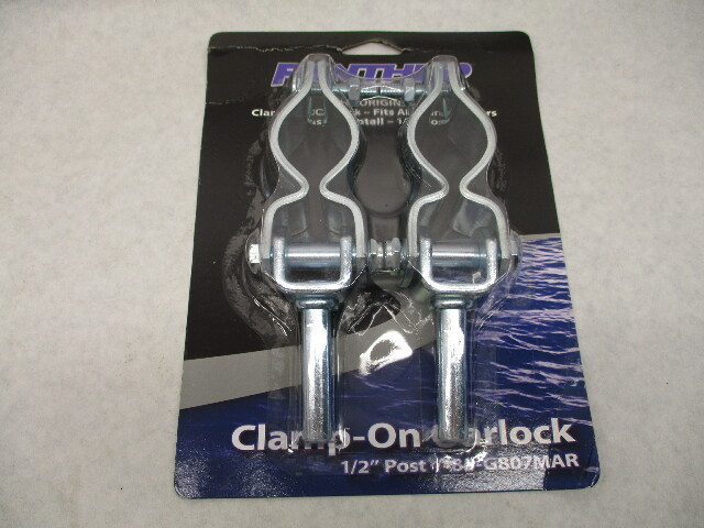 85-G807MAR Panther Wynn Heavy Duty Clamp-On Oarlock 1/2" Post Set of 2