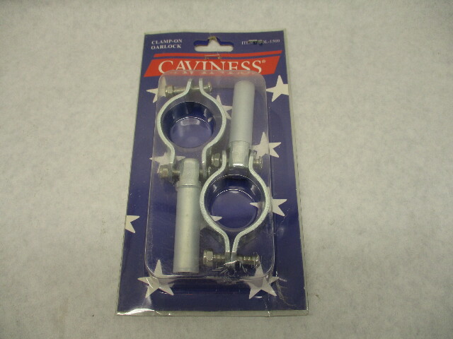 COL-1500 Caviness Marine Boat Heavy Duty Steel Oar Clamp-On Oarlock Pair