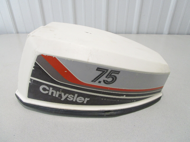 2C538712 Chrysler Outboard 7.5 Hp Engine Cowling Motor Cover Top Hood 1979
