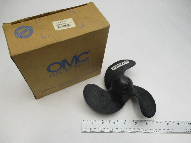 0319774 7.5 x 7 Pitch Propeller & Hub 0391598 Evinrude Johnson 3-4 HP Outboard