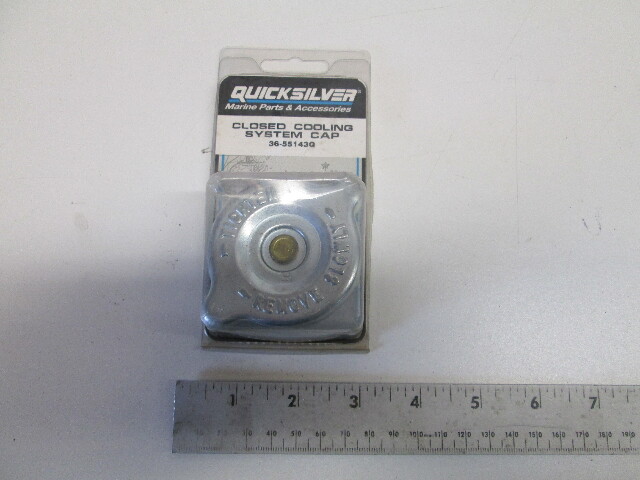 36-55143Q Closed Cooling System Radiator Cap Mercury Mercruiser Engines