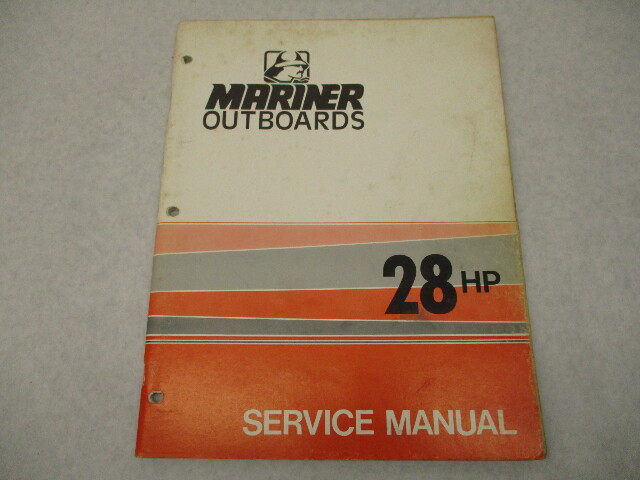 Outboard Service Repair Manual for Mariner 28 HP 2-Stroke Motors 1975