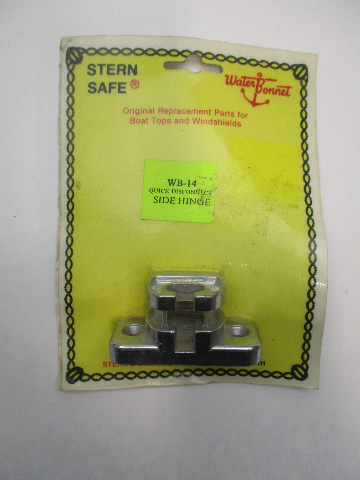 Water Bonnet WB-14 Chrome Bimini Quick Disconnect Hinge