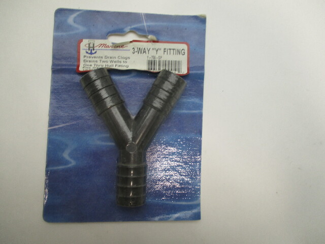 Y-750-DP TH Marine Boat 3-Way Y Fitting