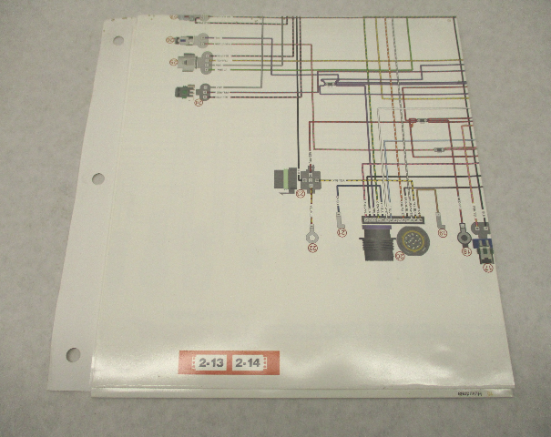 90-869241001 Wiring Diagrams for Mercury Mercruiser 5.0/5.7L Alpha Bravo w/ECT