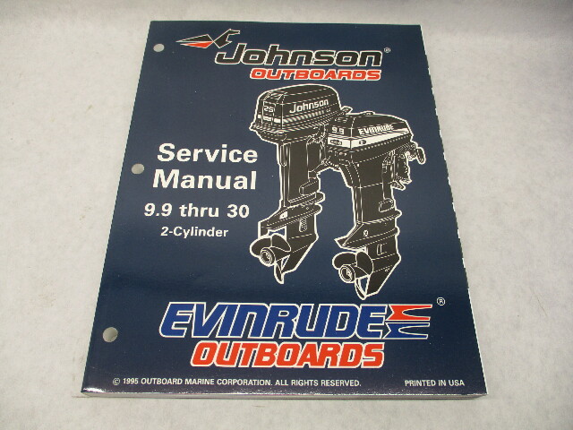 507122 Evinrude Johnson Outboard Service Repair Manual "ED" 9.9-30 HP 2-CYL 1996