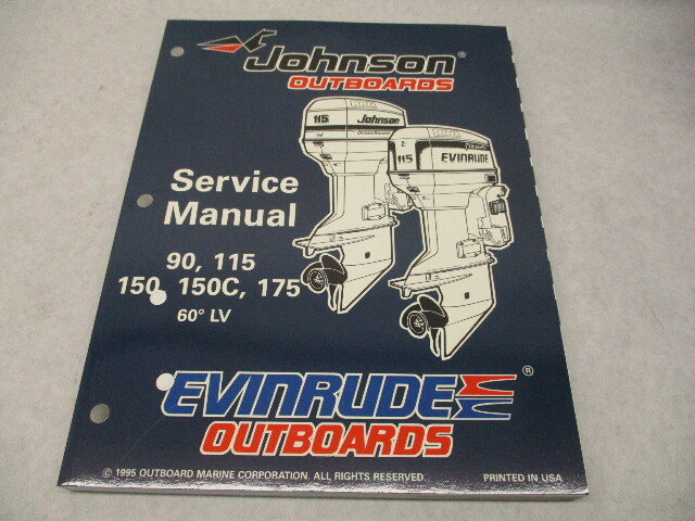 507127 Evinrude Johnson Outboard Service Repair Manual "ED" 90-175 HP 60 LV 1996