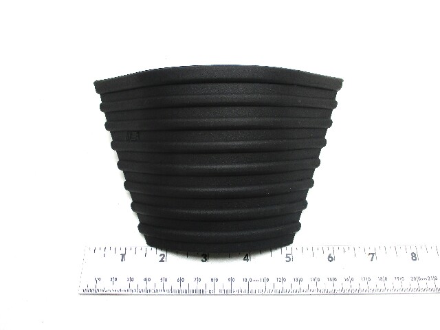 4715 Pontoon Boat Black 4" Tall 90 Degree Rounded Corner Cap