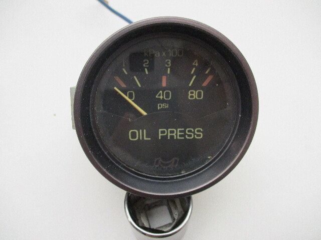 1988 Sea Sprite Medallion Marine 80 PSI Oil Pressure Gauge 2 1/4" Outer Diameter