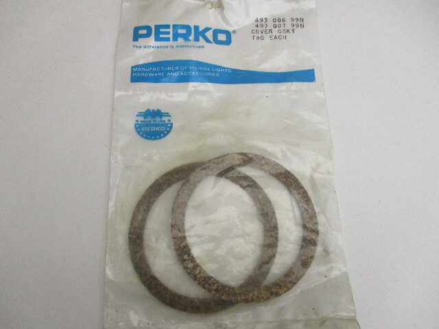 0493DP799N Perko Marine 493 Series Water Strainer Cover Gaskets Set of Two