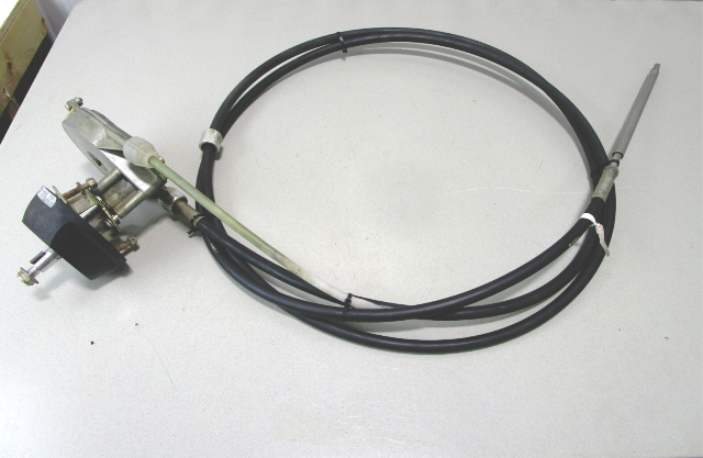 Teleflex Marine Boat 16' Rotary Steering System Cable and Helm