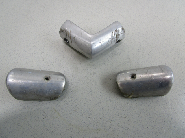 Vintage 1970s Glastron Carlson CVZ-19 Boat Transom & Front End Corner Caps