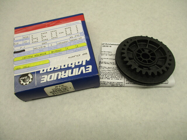 0393618 393618 OMC Evinrude Johnson 4-4.5 HP Outboard Rewind Starter Pulley