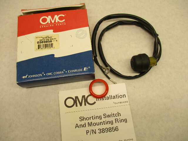 0389856 389856 OMC Evinrude Johnson 9.9-50 HP Outboard Shorting Switch & Ring