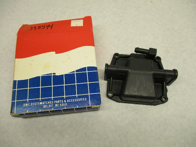 0398544 398544 Black Plastic Float Bowl Chamber OMC Evinrude Johnson Outboards