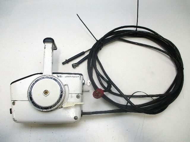 OMC Johnson Powershift II Remote Control Throttle Shift Box 17' 10 Pin Red Plug