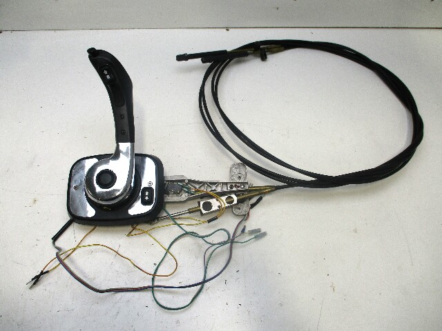CH1700 Teleflex Black & Chrome Remote Control Side Consealed Mount W/Trim & Tilt