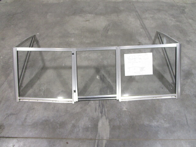 1989 Larson All American DC 170 Boat Windshield Window Glass Walk Through 68"