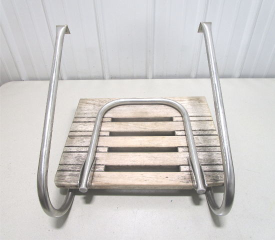 Marine Boat Teak Wood Swim Platform 19 3/4" x 15 1/2" with 1 Step Ladder