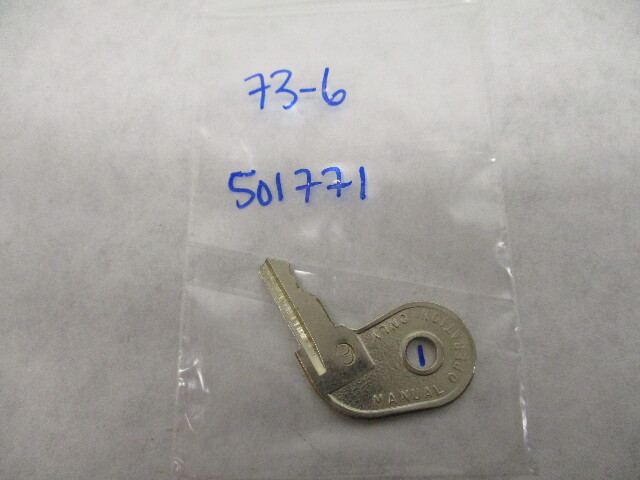 0501771 501771 OMC Ignition Switch Key 73-6 Evinrude Johnson Outboards